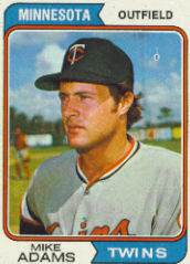 1974 Topps Baseball Cards      573     Mike Adams RC